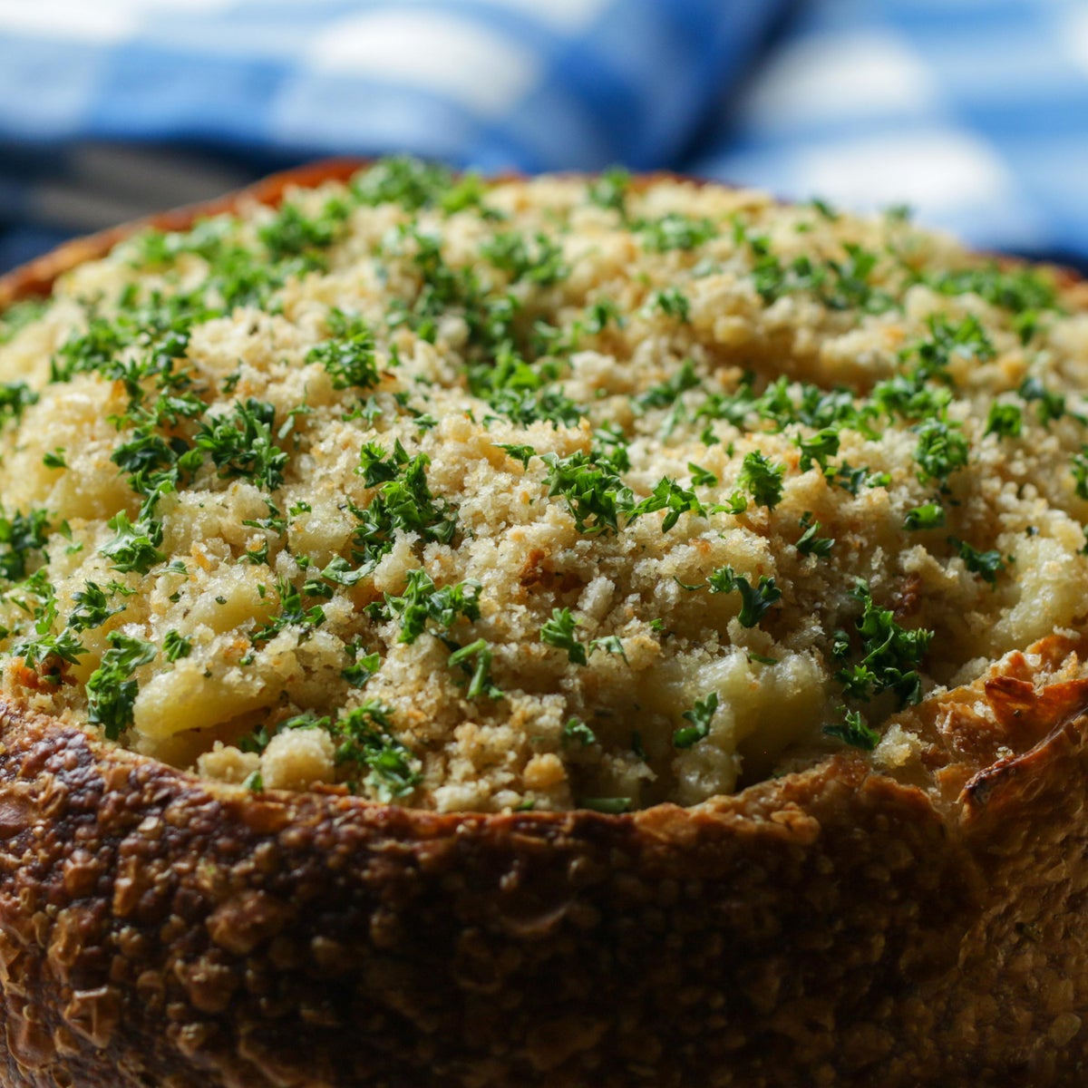 Delicious Bread Bowl with Mac and Cheese Recipe for Comfort Food Lovers