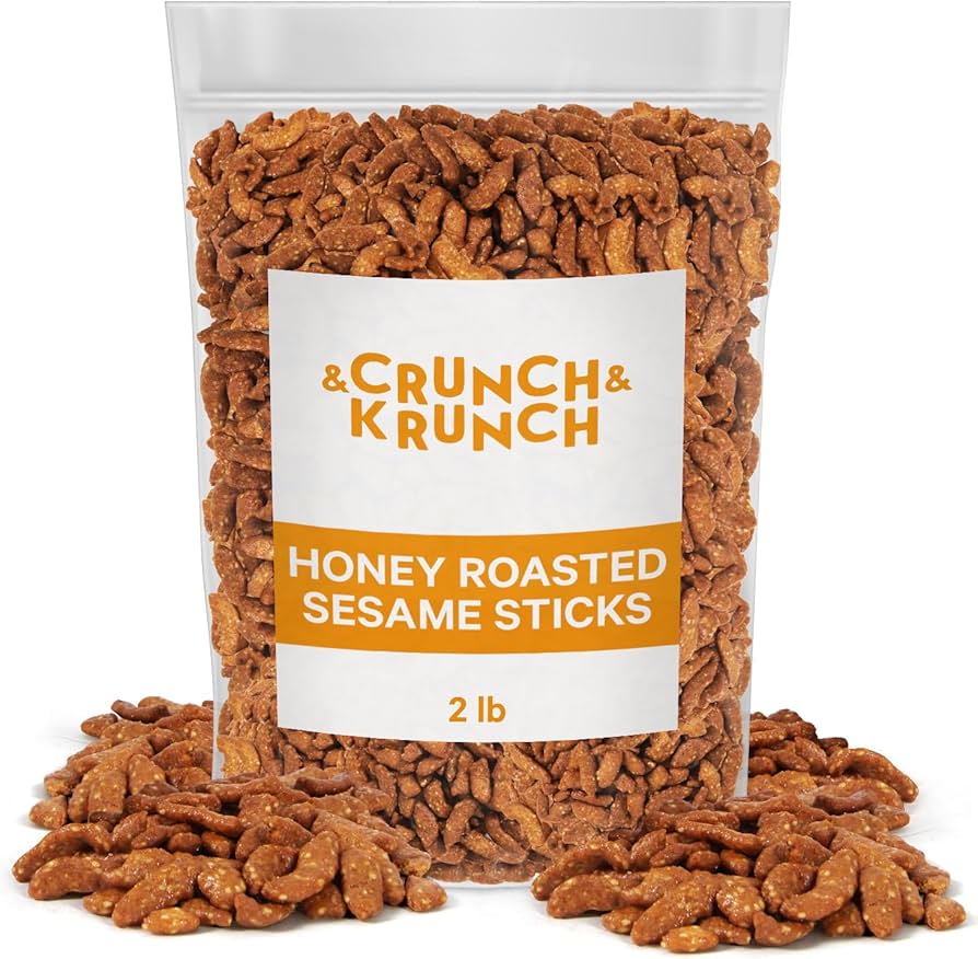 Honey Roasted Sesame Sticks: A Crunchy, Healthy Snack Option