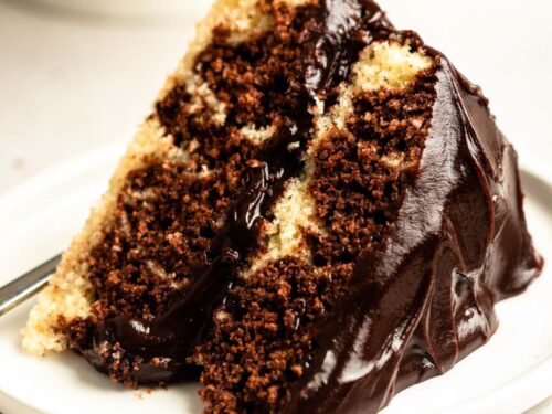 Delicious Marble Cake with Chocolate Frosting Available for Sale