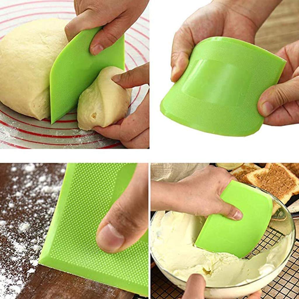 Shop Top Plastic Dough Scrapers for Baking and Food Prep