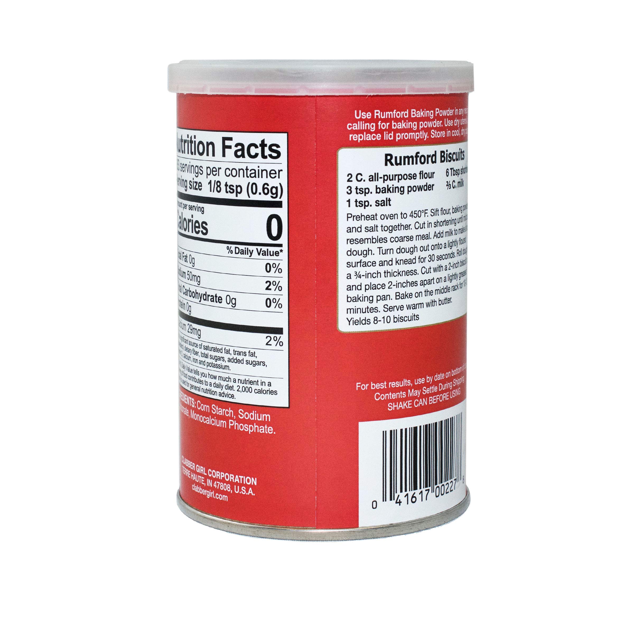 Rumford Baking Powder Ingredients: The Simple Facts You Need