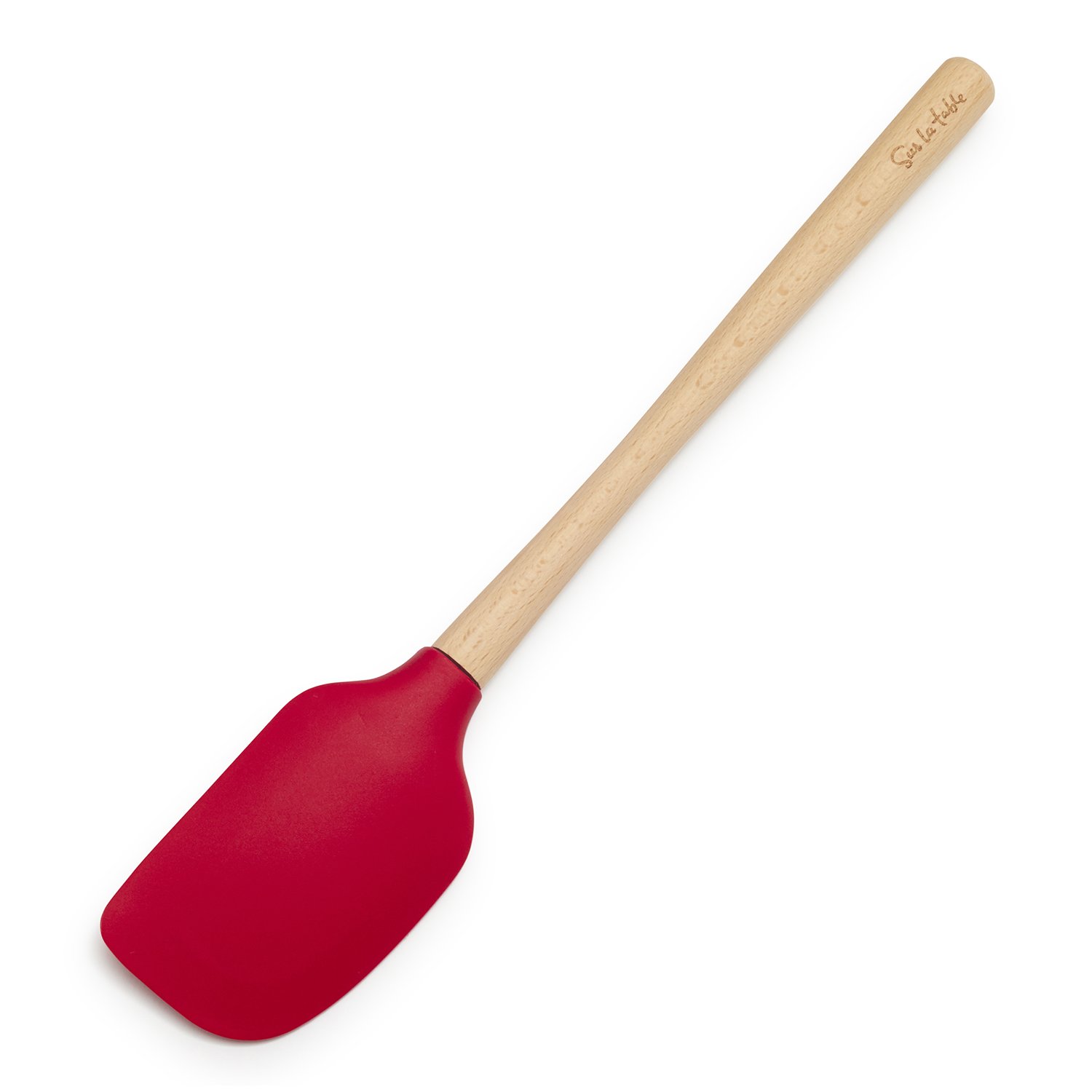 rubber spatula wood handle