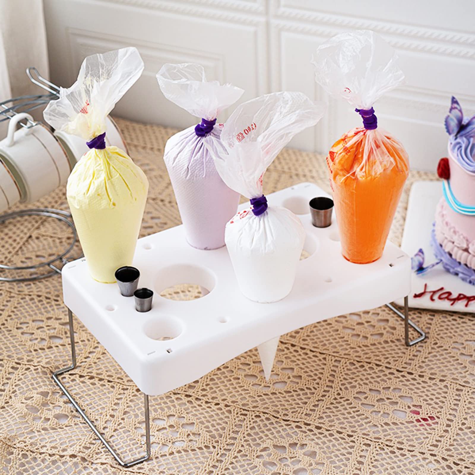 Loyal Piping Bag Holder and Stand: Stable & Efficient
