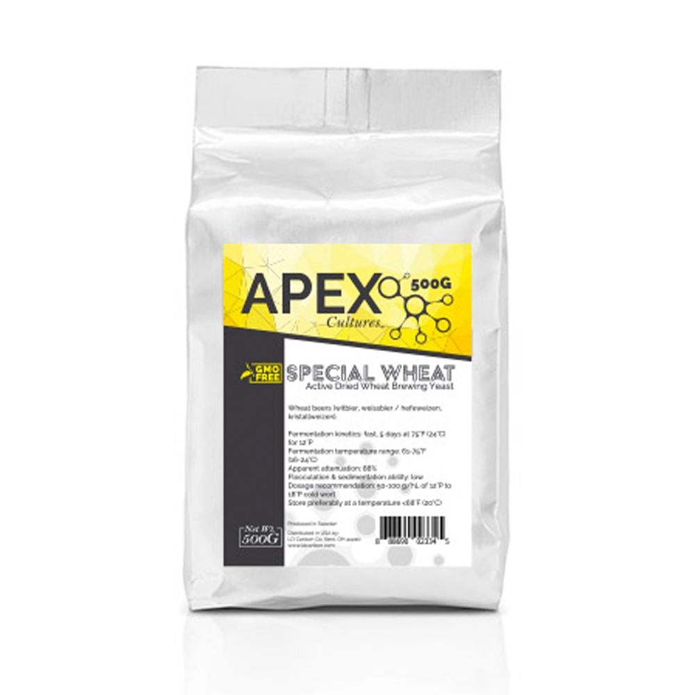 Brew Perfect Wheat Beer with Apex Wheat Yeast - 12% ABV Tolerance