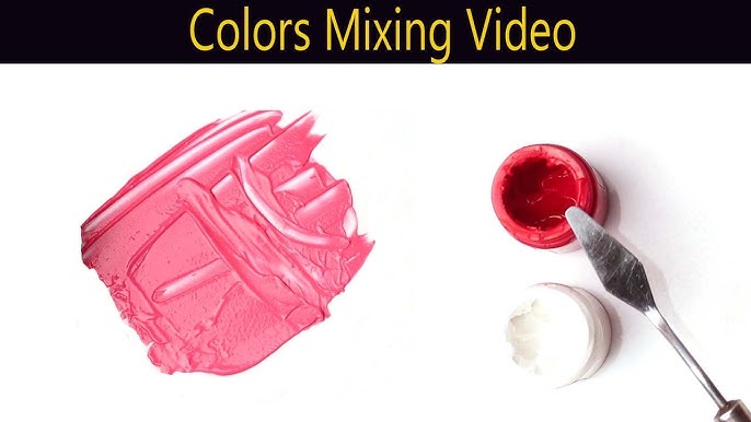 Mixing Red and White Food Coloring to Achieve the Ideal Pink Hue