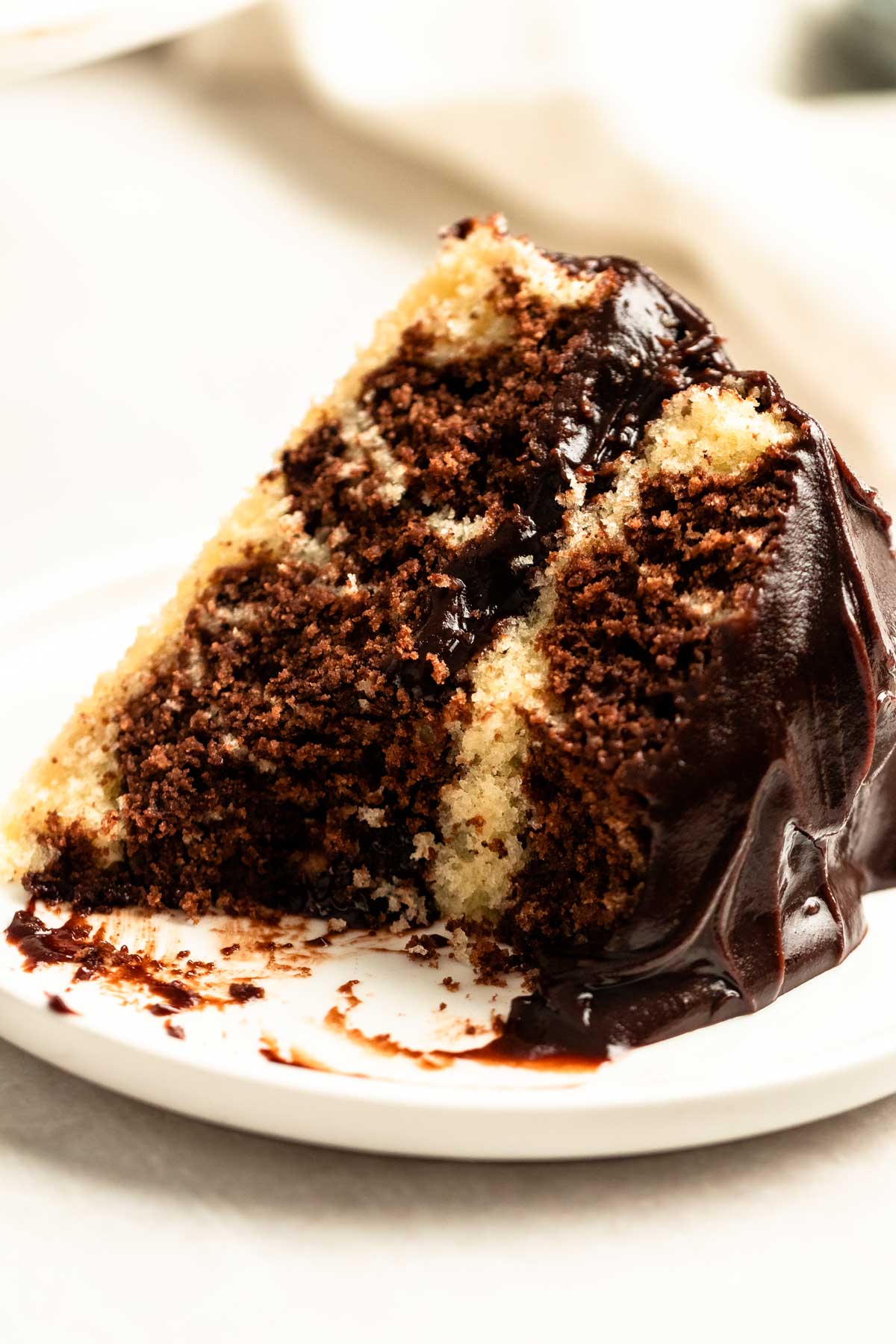 Delicious Marble Cake with Chocolate Frosting Available for Sale