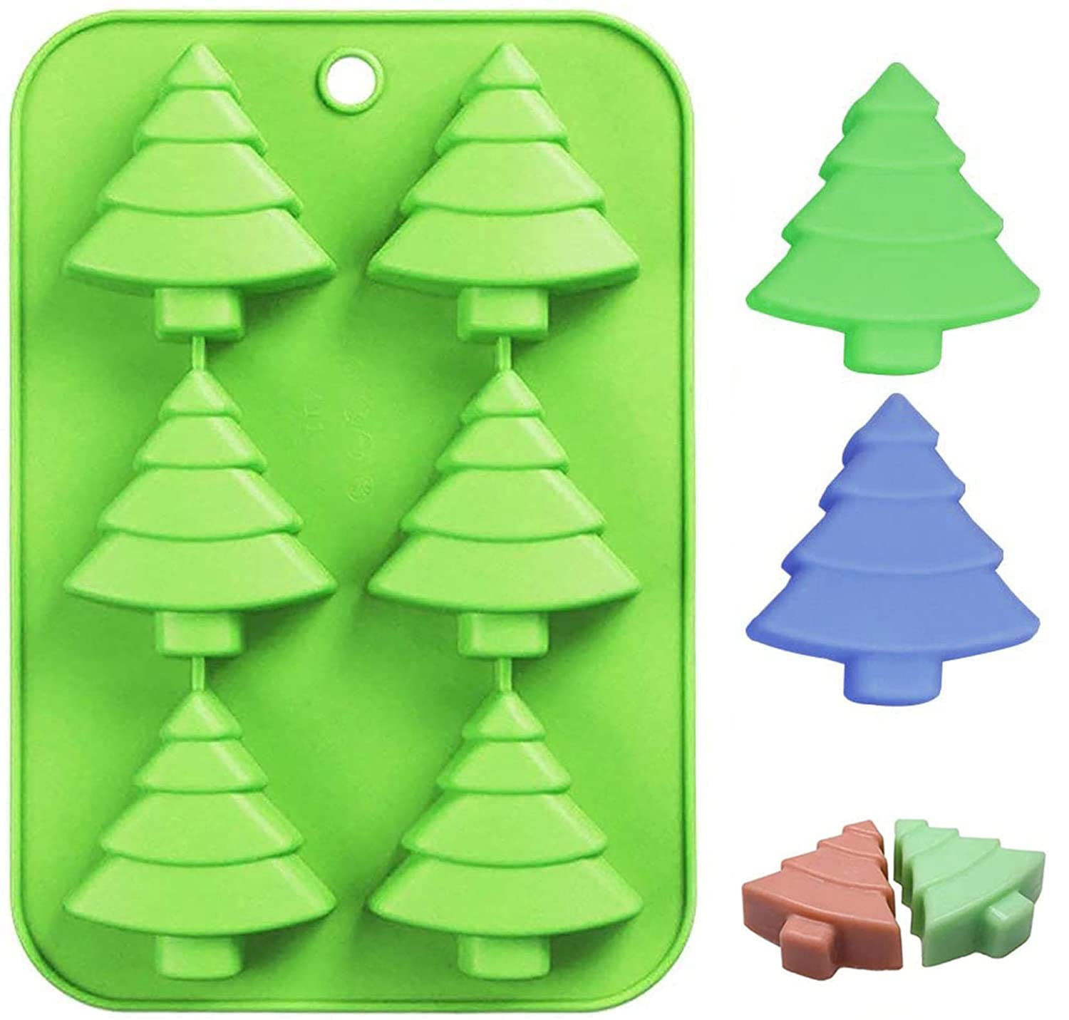 Holiday Baking Made Easy with Christmas Tree Silicone Molds