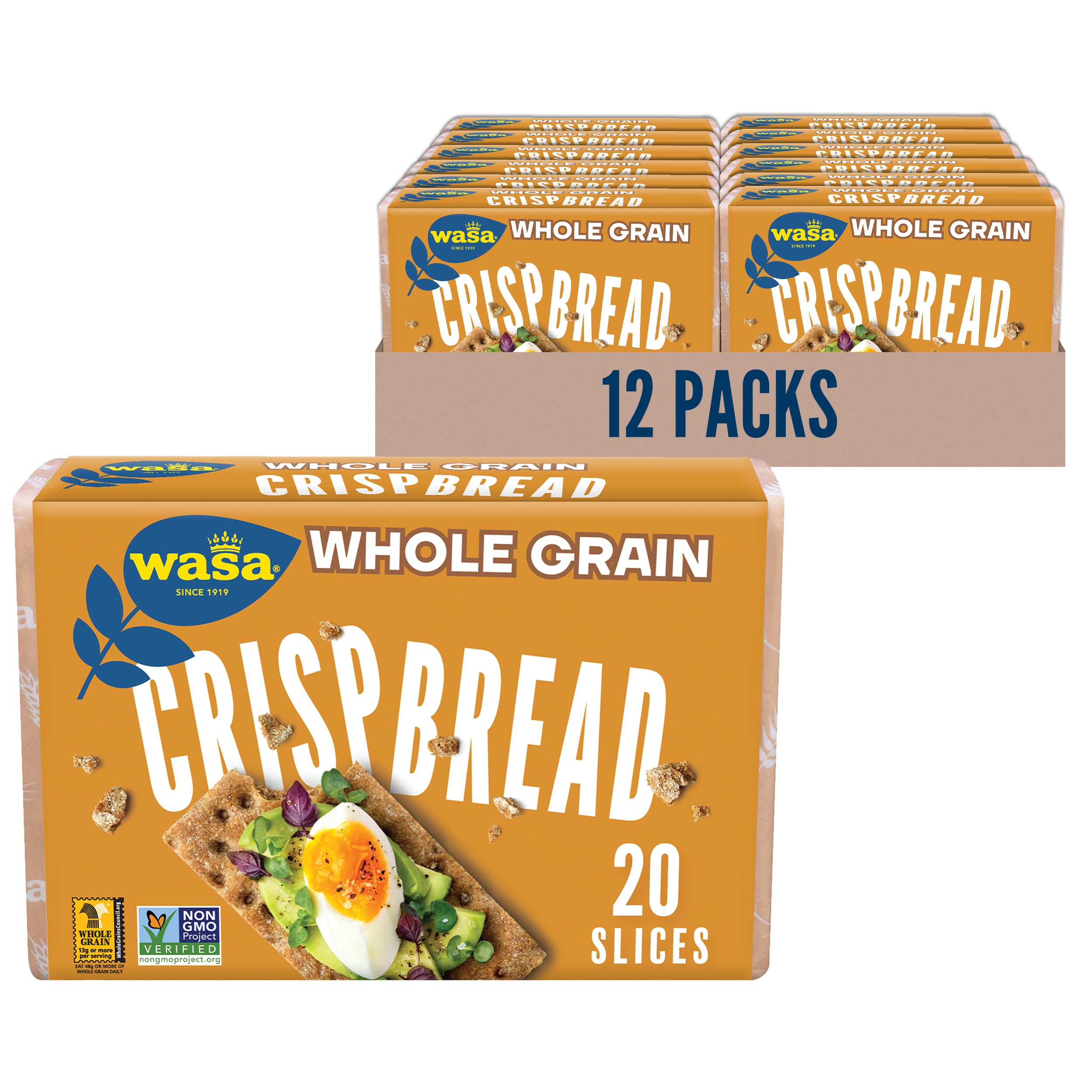 Buy Wasa Whole Wheat Crackers Online – High Fiber, Low Fat & Non-GMO