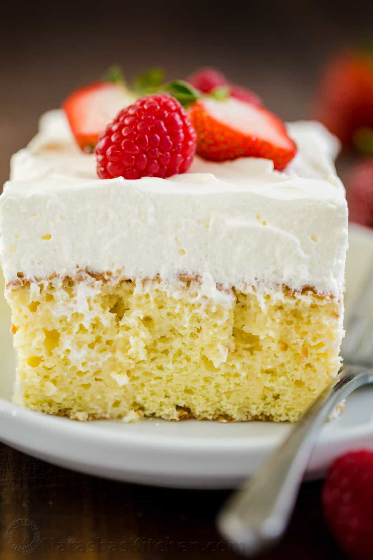 Easy Tres Leches Cake with Fruit: A Sweet and Moist Dessert Recipe