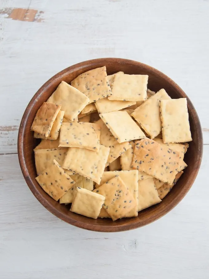 How to Make Gluten-Free, Grain-Free Crackers with Chickpea Flour