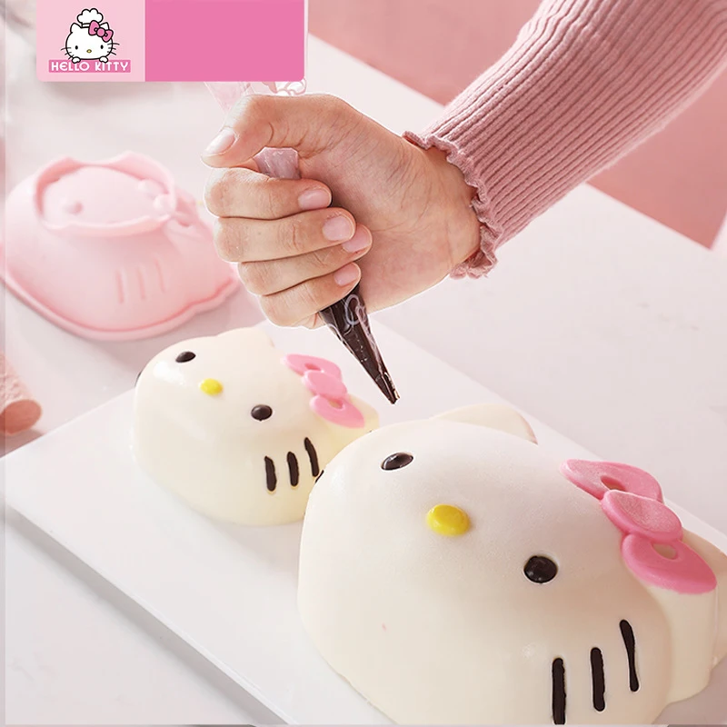 Create Adorable Hello Kitty Cakes with Easy-to-Use Silicone Molds