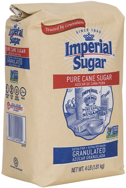 Discover the Ingredients in Imperial Extra-Fine Pure Cane Granulated Sugar 4-Pound Bag