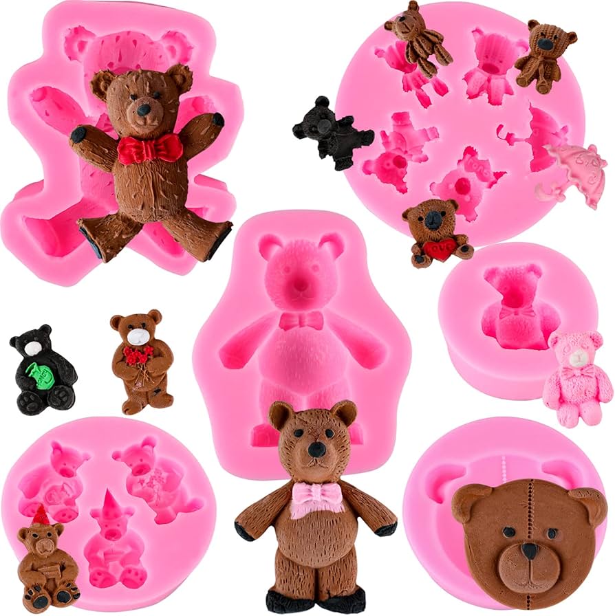 Find the Best Selection of Bear Baking Silicone Molds