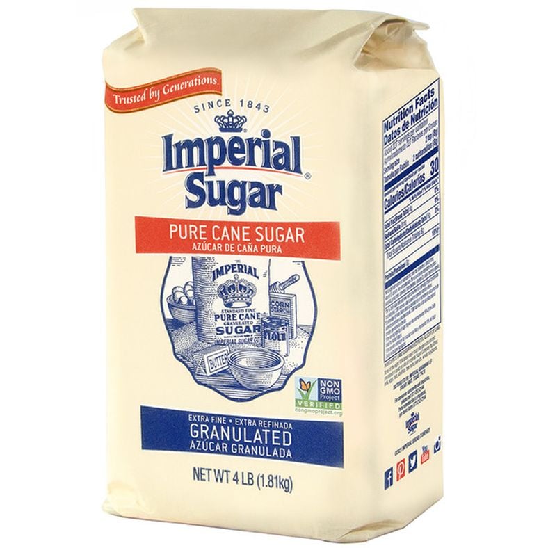 Imperial Extra-Fine Pure Cane Granulated Sugar 4-Pound Bag Ingredients: Whats Inside This Sweetener?