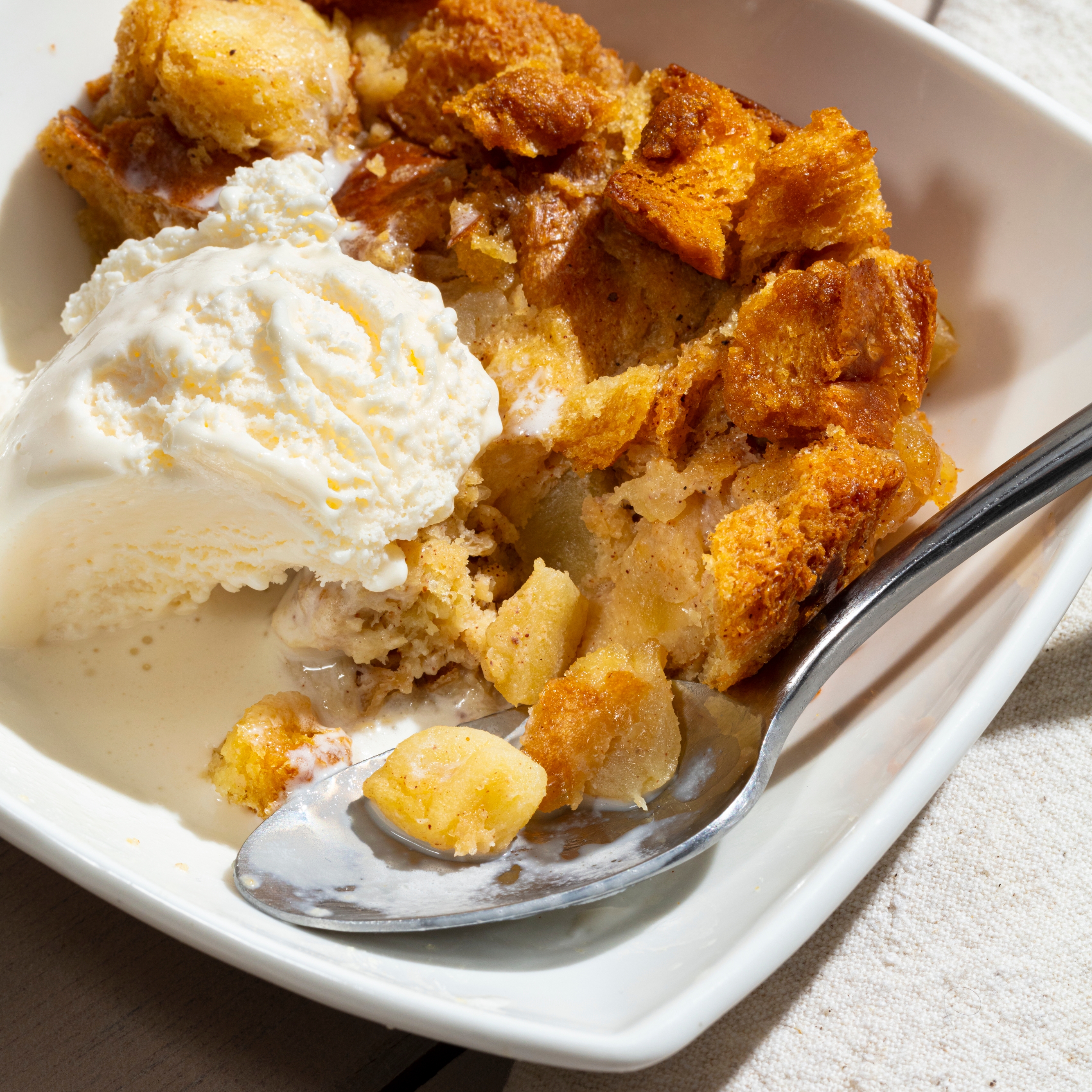 Double Apple Bread Pudding: Americas Test Kitchens Easy Recipe
