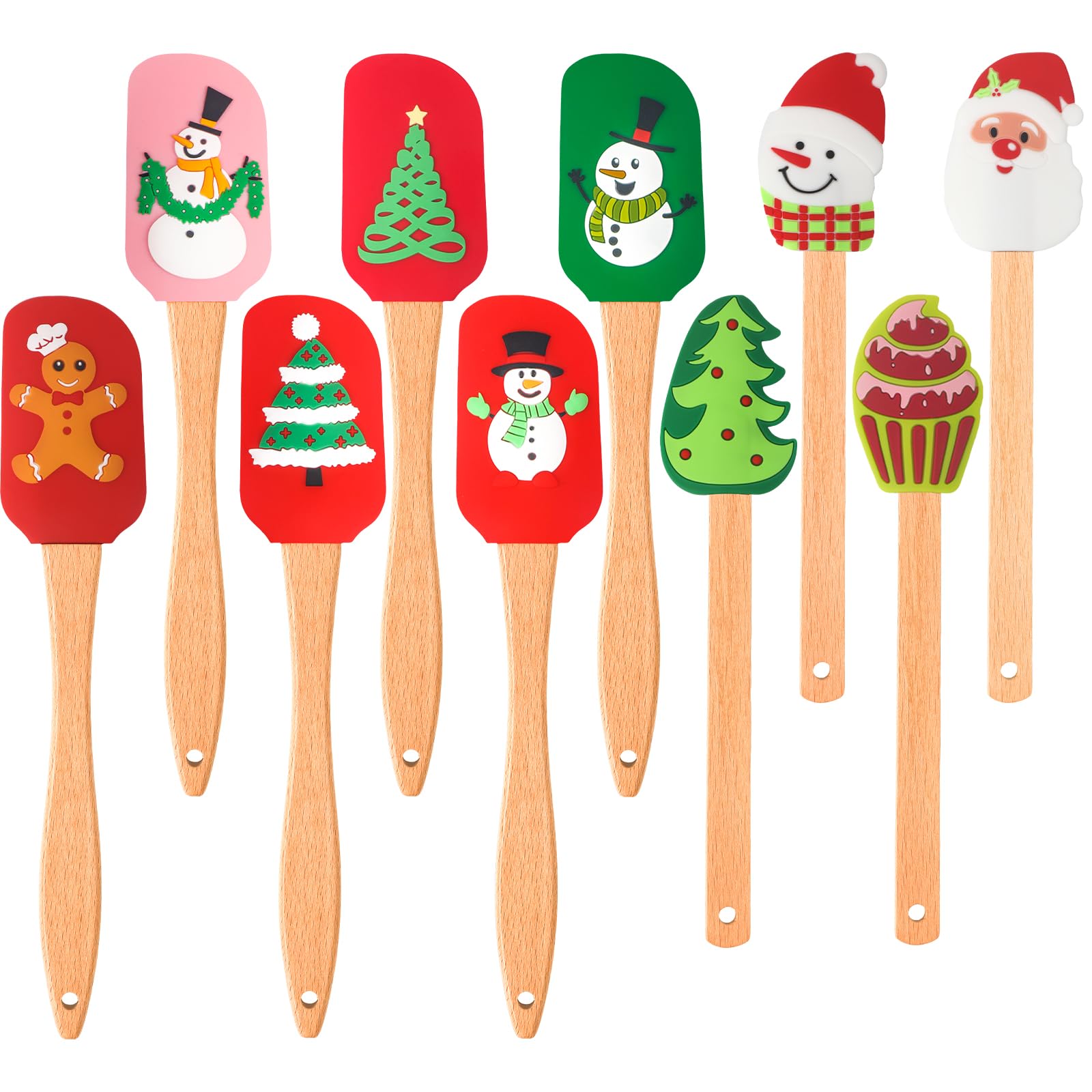 Top Rated Christmas Rubber Spatula for Cooking and Baking