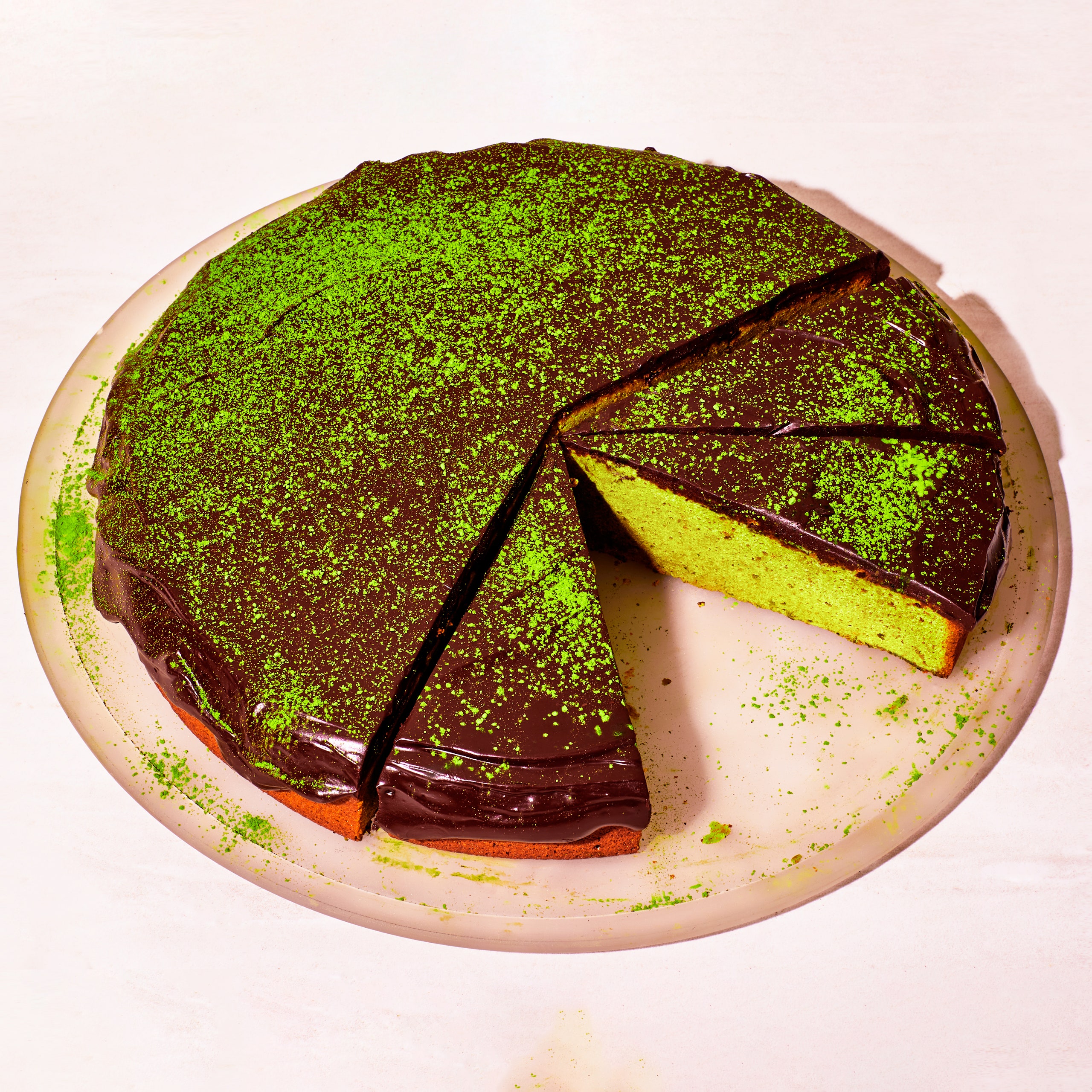 Delicious Chocolate Matcha Cake You Must Try