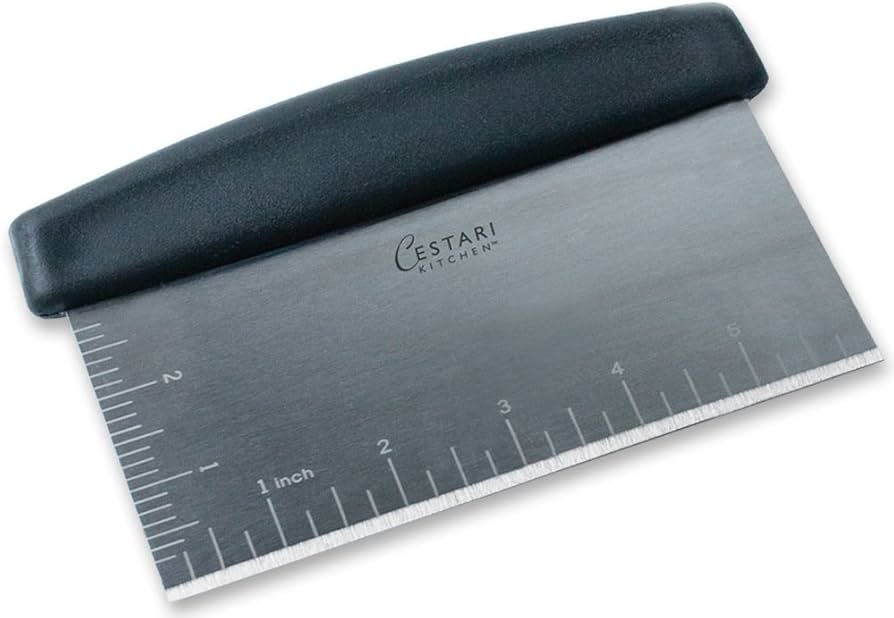 Heavy Duty Dough Scraper Metal - Pro Quality at Home