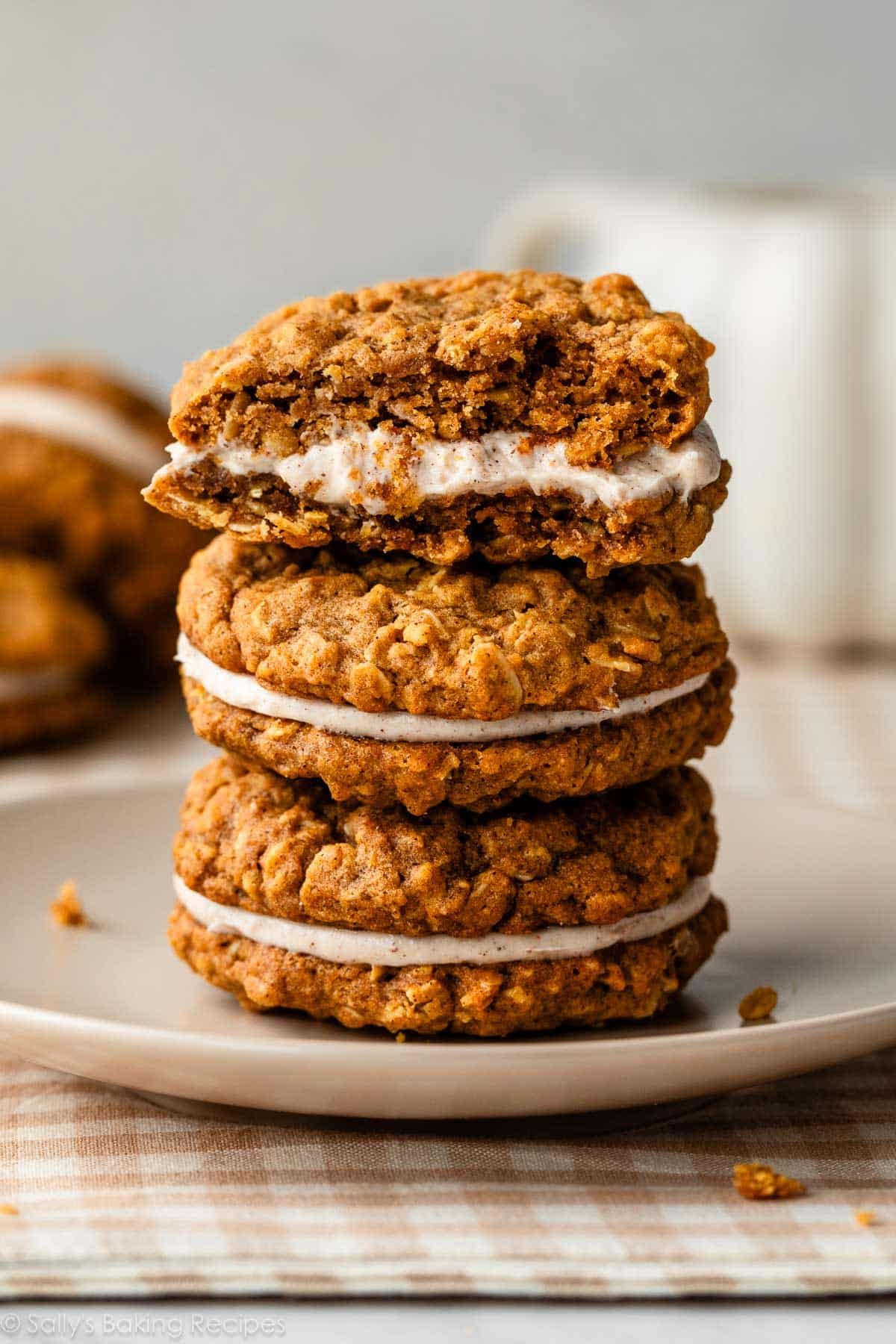 Easy Pumpkin Oatmeal Cream Pies Recipe - Fall Baking Fun