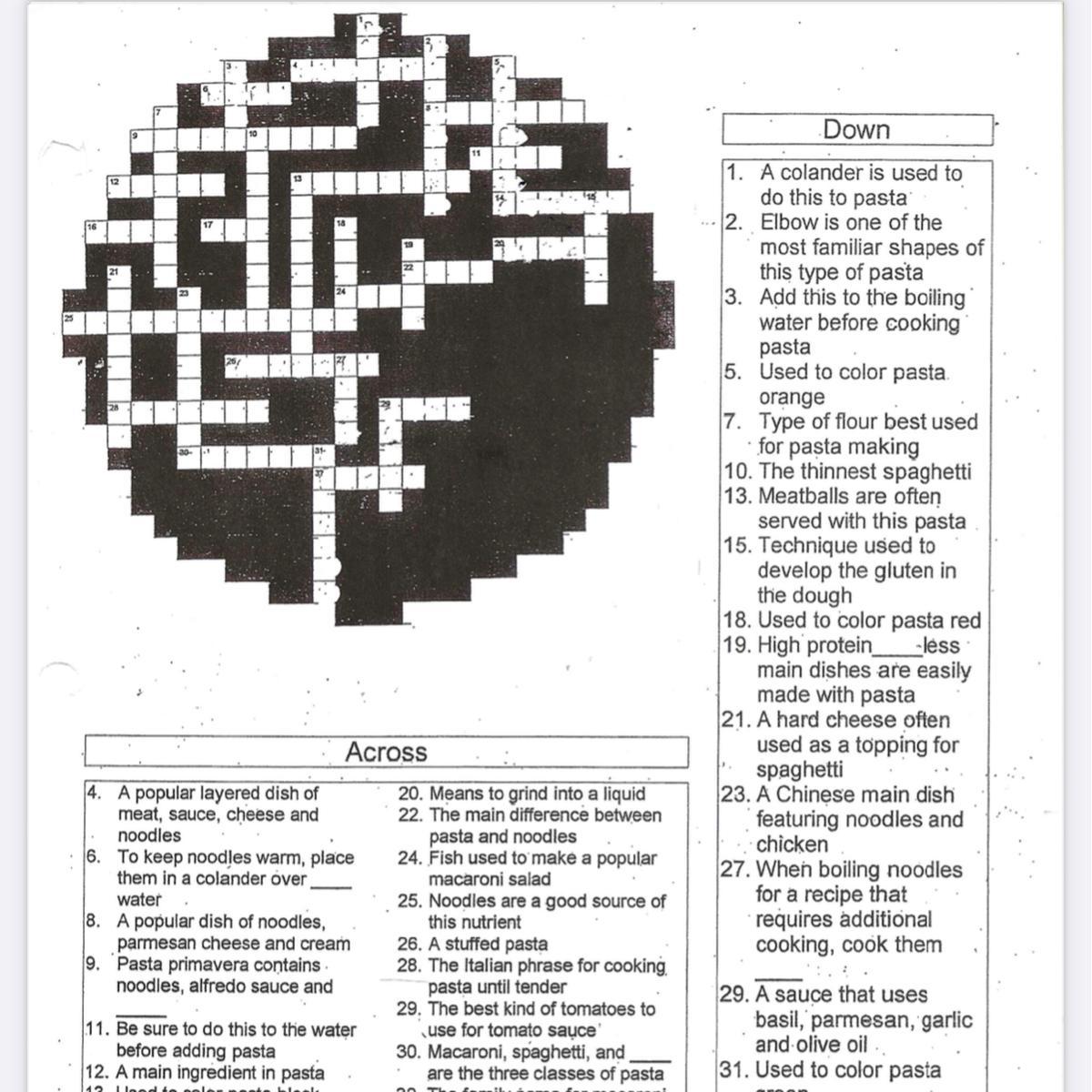 This Baking Ingredient Appears Again and Again in the Puzzle, What Is It?