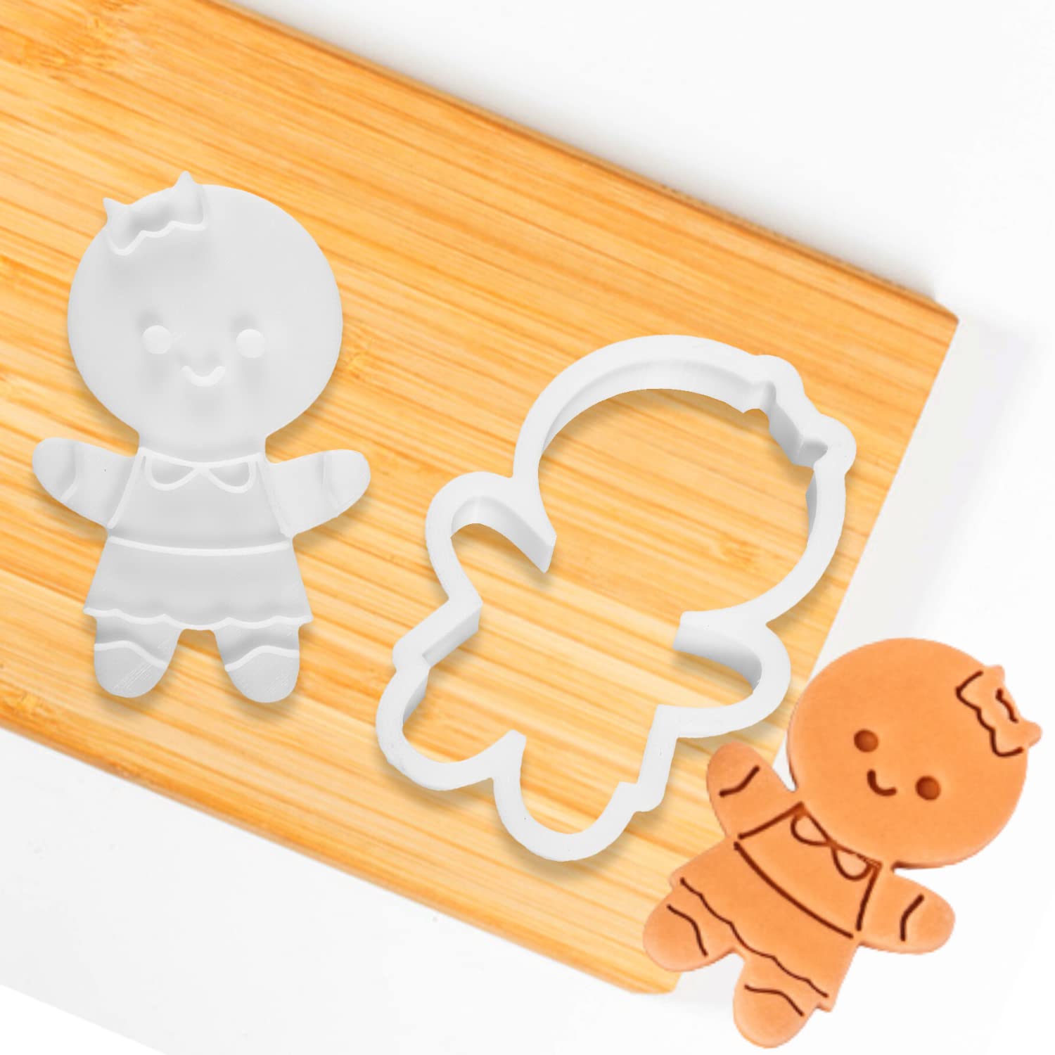 Cute Gingerbread Cookie Cutters for Baking with Kids