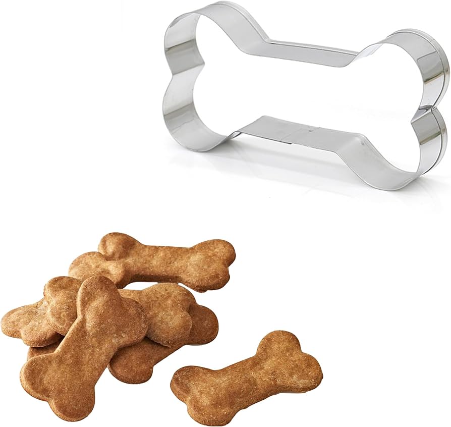 Multi-Size Bone Shaped Biscuit Cutter: Create Treats for All Pets