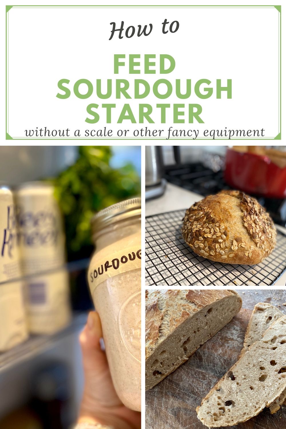 Ditch the Scale: How to Feed Your Sourdough Starter Using Just Your Eyes