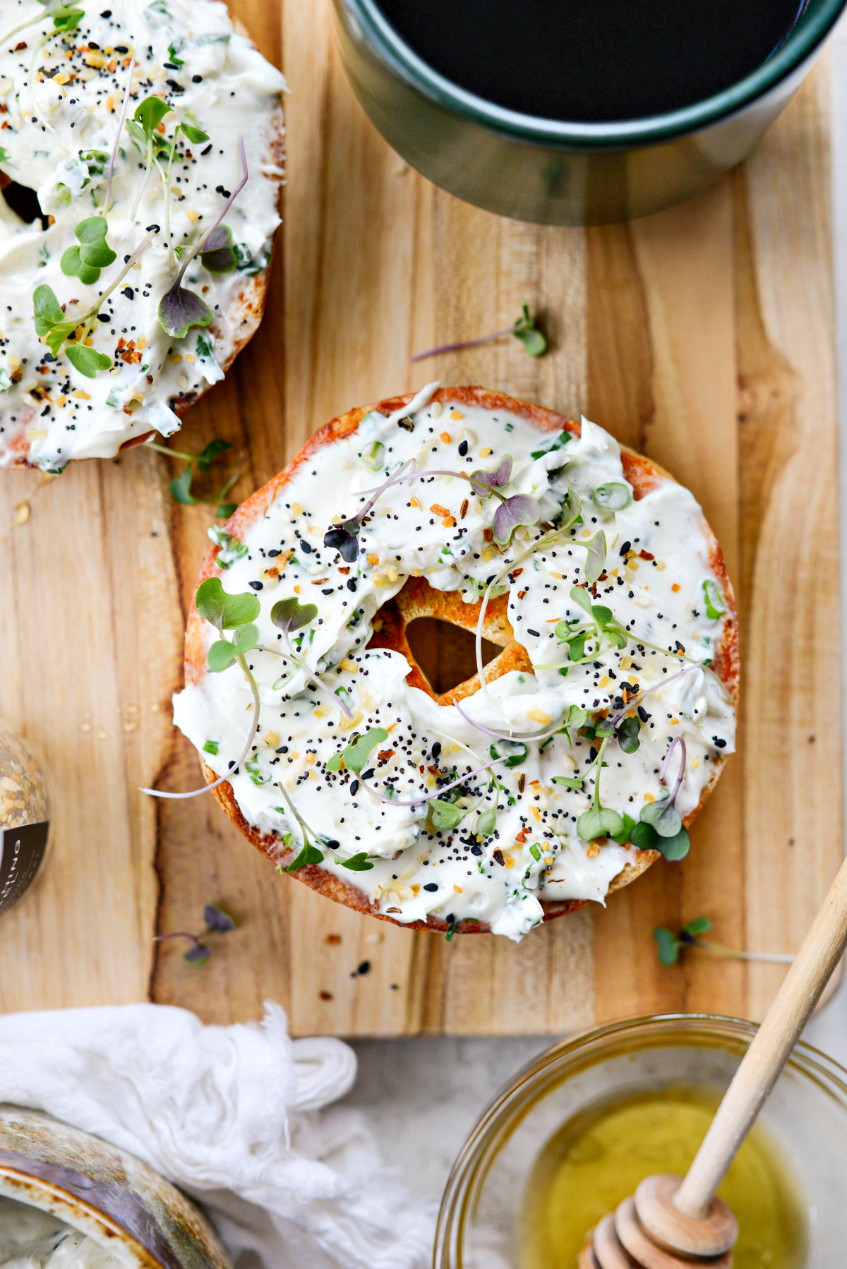 Quick Breakfast Idea: Drizzle Honey on Your Bagel Today