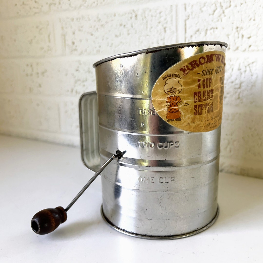 Vintage Flour Sifter Bromwells: Quality Baking Since 1819