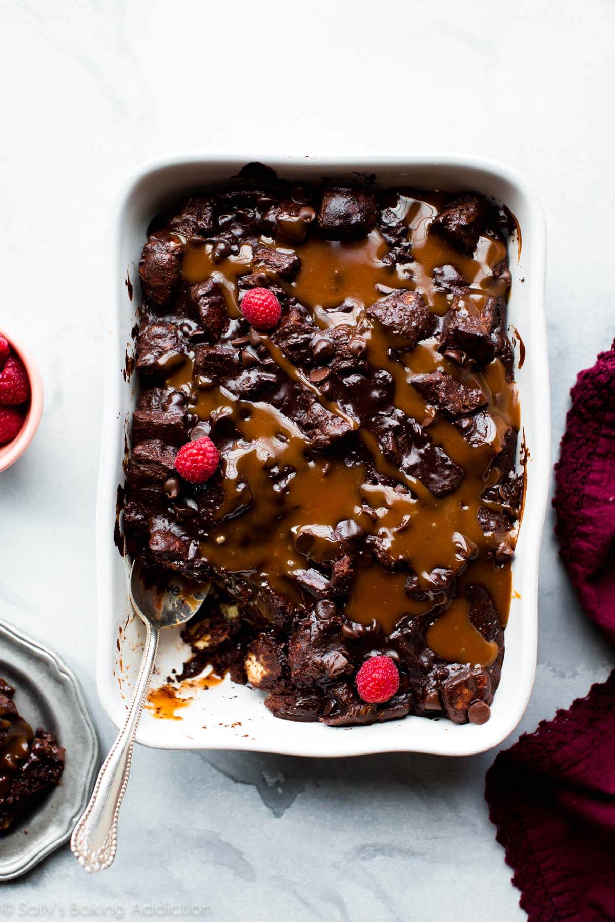 Make the Best Dark Chocolate Bread Pudding with Simple Steps