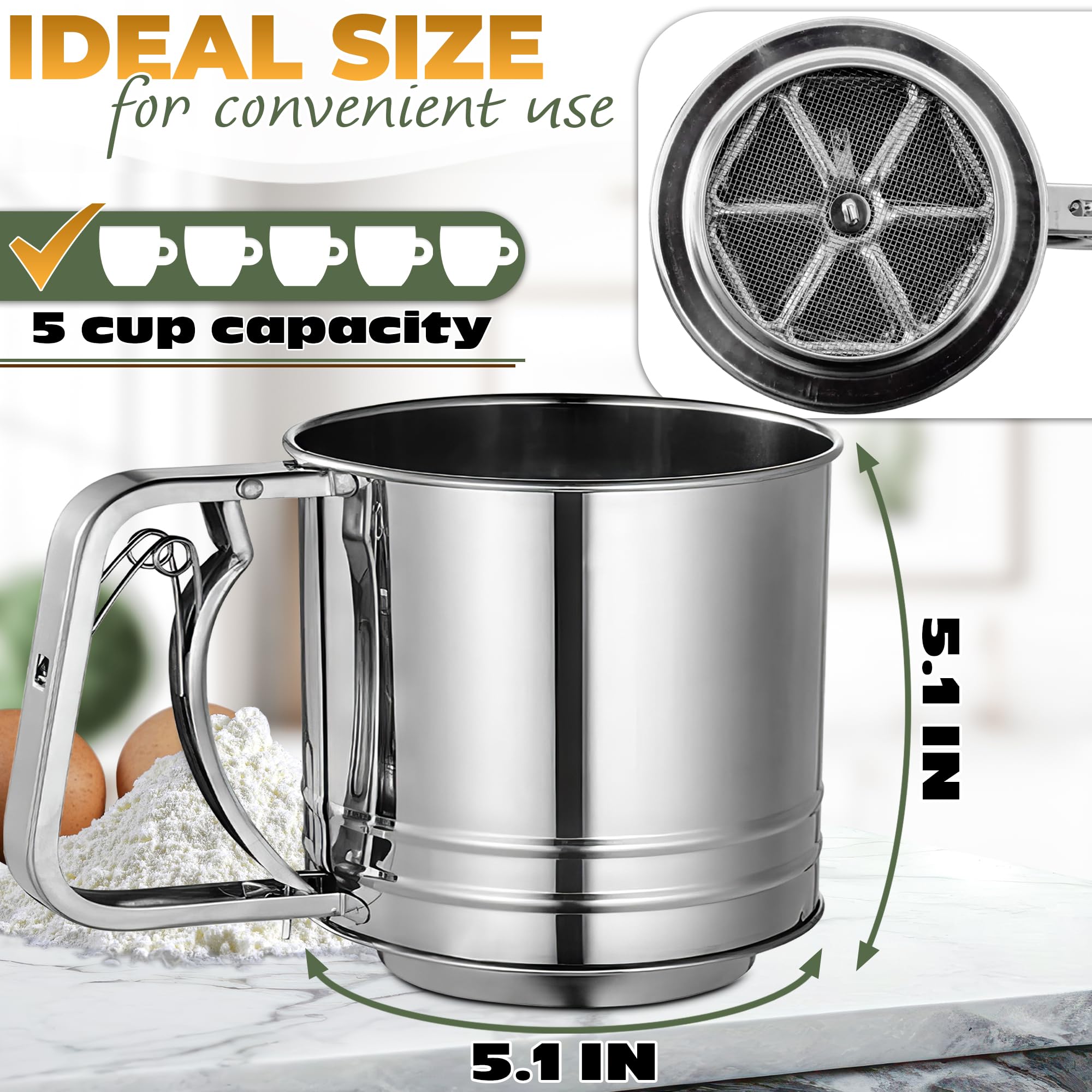 5 Cup Flour Sifter: Why You Need One and How to Use It (Upgrade Your Baking Game Today)