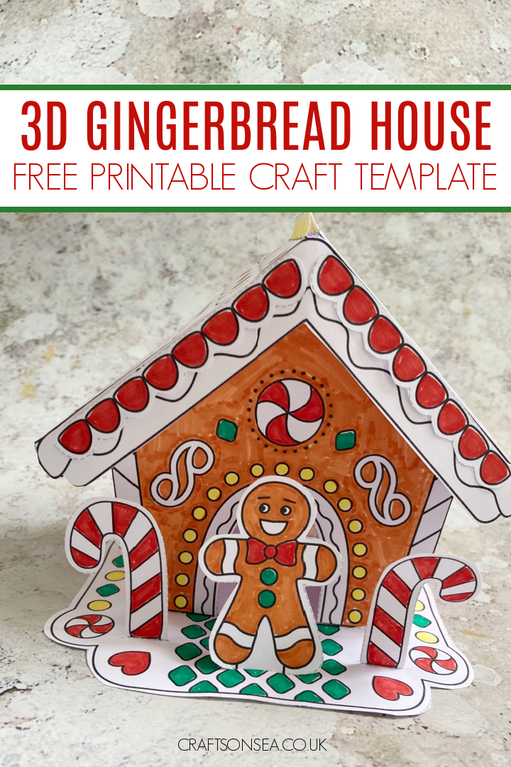 Printable Gingerbread House Template: A Fun Project for Everyone