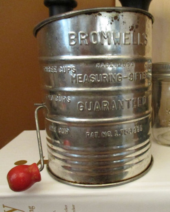 Find Best Deals on Vintage Bromwell Flour Sifter - Shop Now