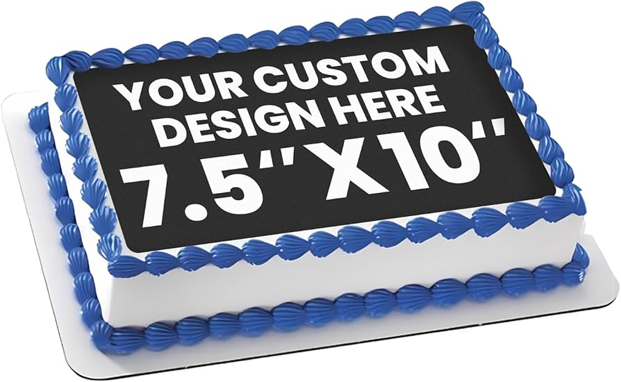 Custom Edible Photo Images for Cakes: Design Your Own Cake Decorations