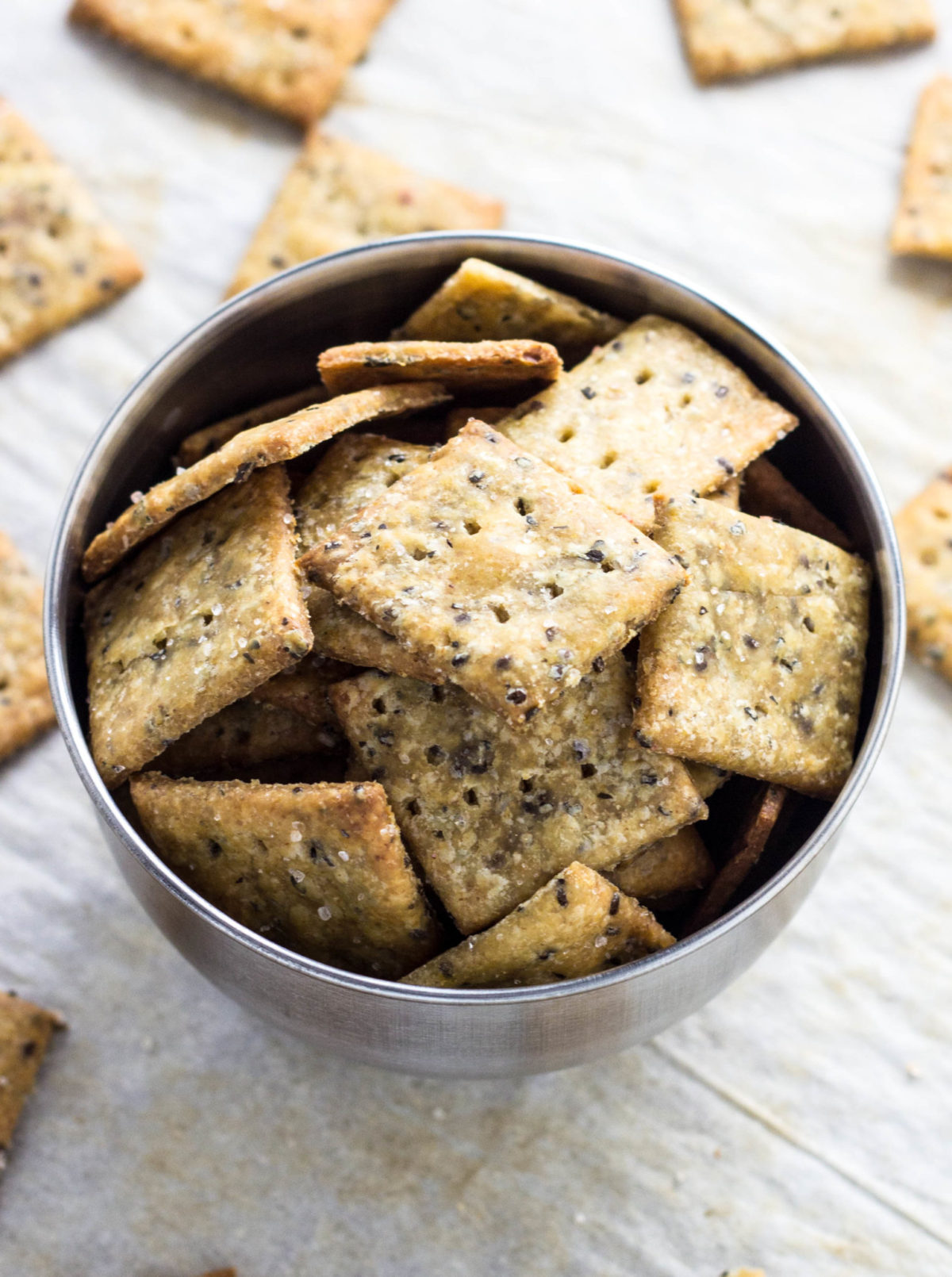 Simple Whole Wheat Crackers With Cheese Recipe Youll Love