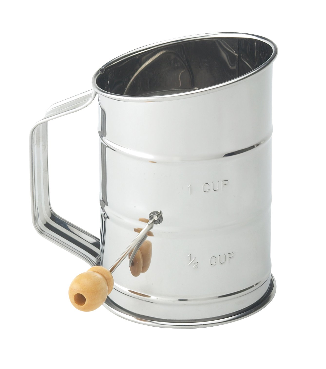 Baking Better? Use a Hand Crank Flour Sifter easily!