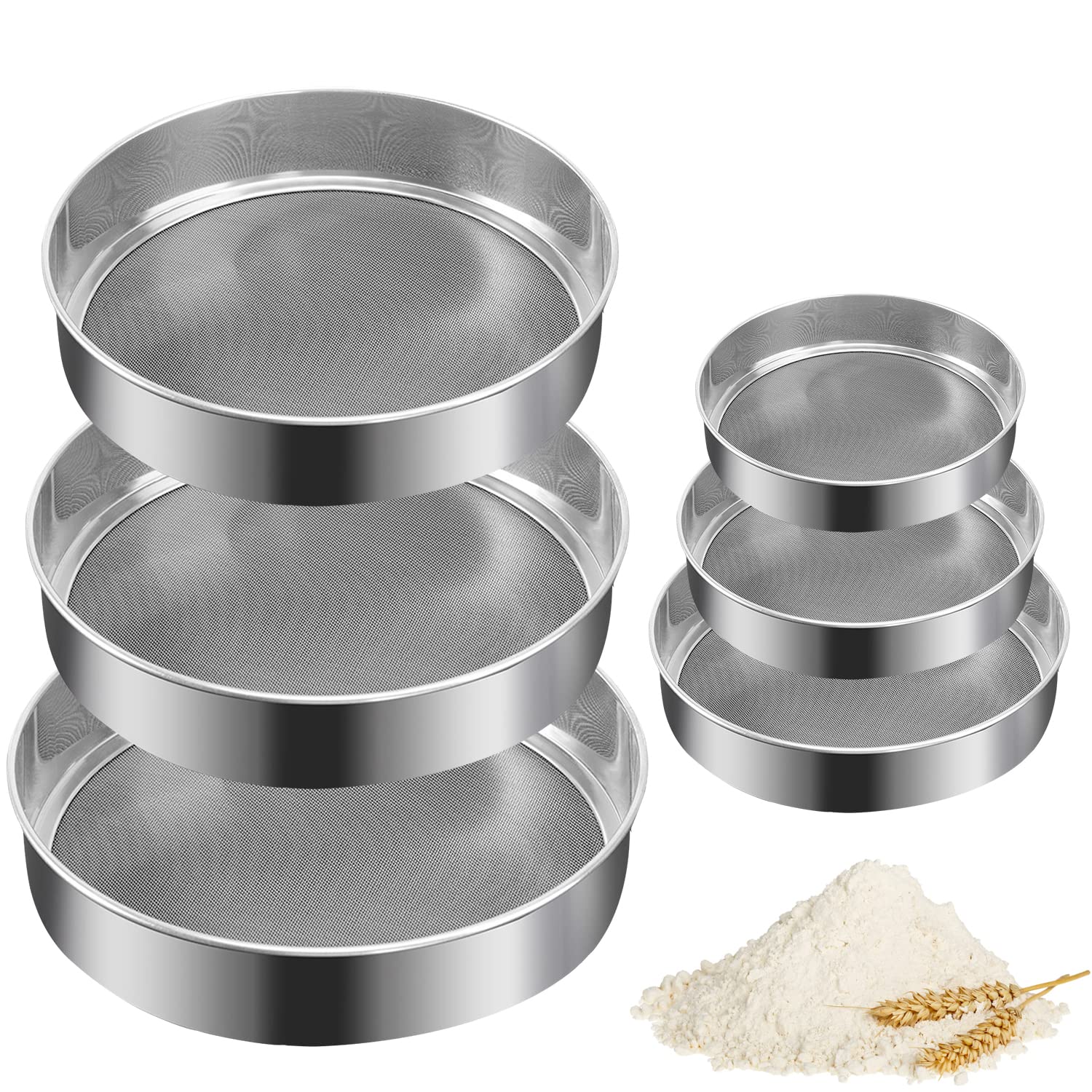 Flour sifter 40 Mesh Reviews:compare the best and choose.