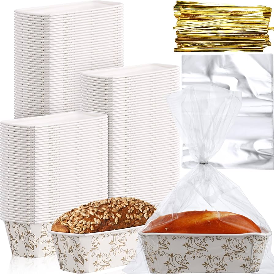 Why choose disposable paper baking loaf pans? Learn about their convenience for gifting bread.