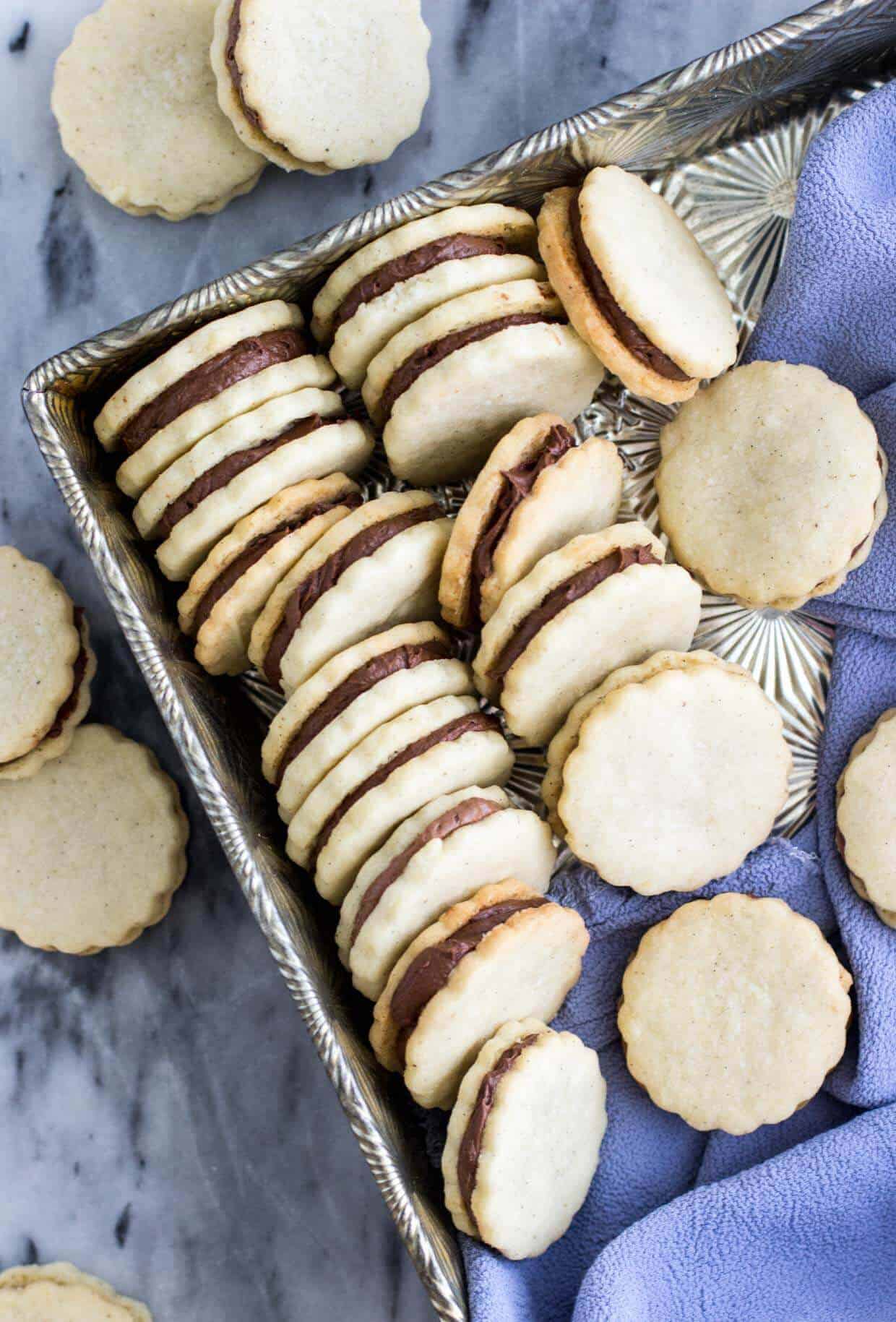 Homemade Vanilla and Chocolate Sandwich Cookies, simple steps for delicious taste.