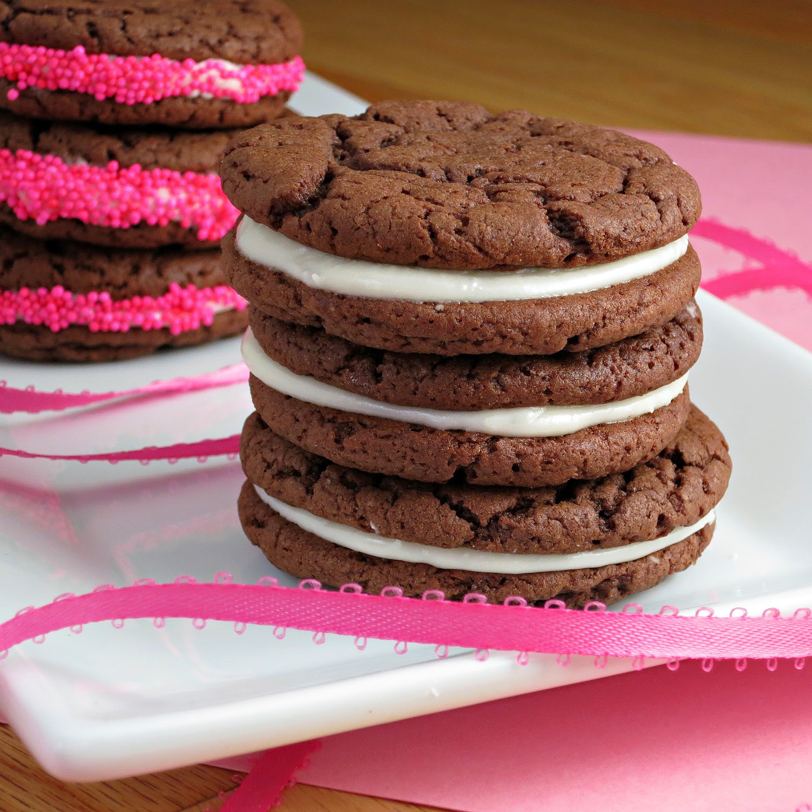 Homemade Vanilla and Chocolate Sandwich Cookies, simple steps for delicious taste.