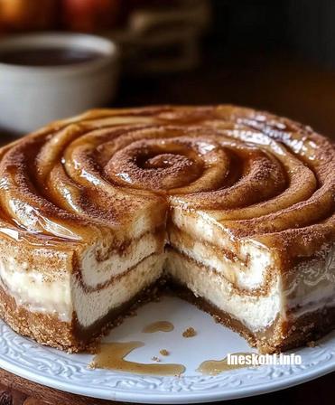 Make the Best Honey Bun Cinnamon Roll Cheesecake Today!