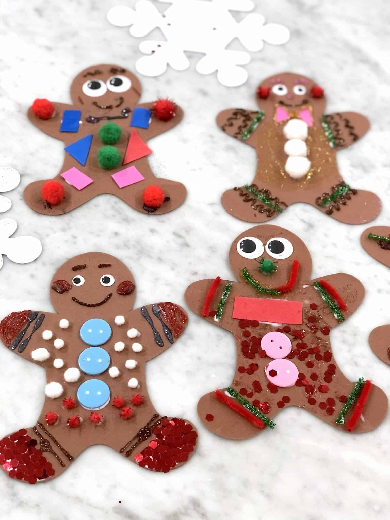 Gingerbread Men Decorating Ideas: Easy & Fun Christmas Craft for Kids!