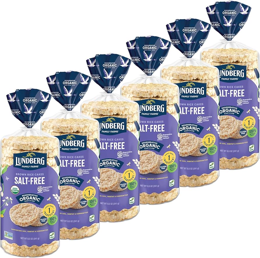 Looking for a guilt-free crunch? Whole wheat rice crackers are your perfect healthy snack food option.