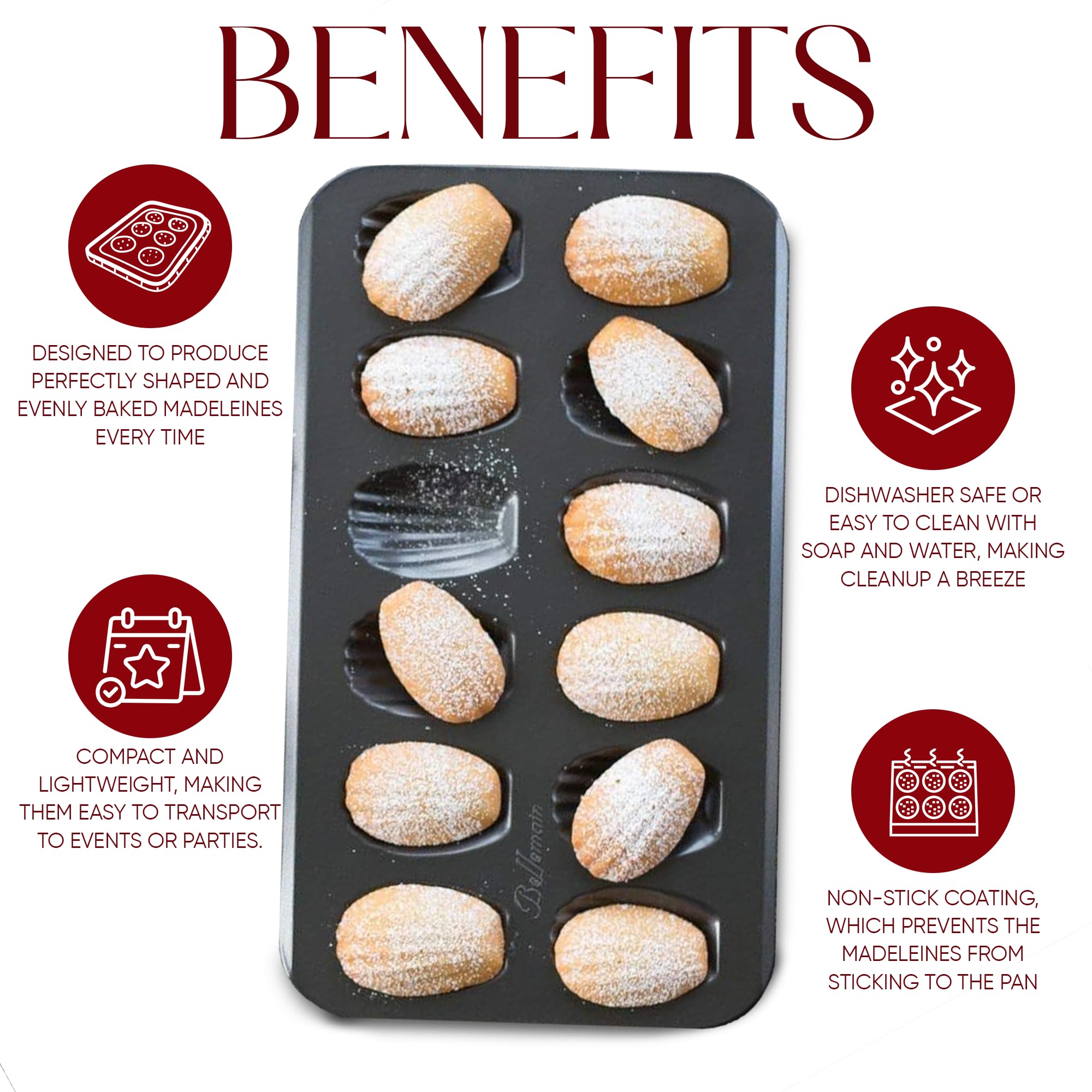 Which madeleine cake mold is best? Find the perfect non stick pan for easy baking results every time.