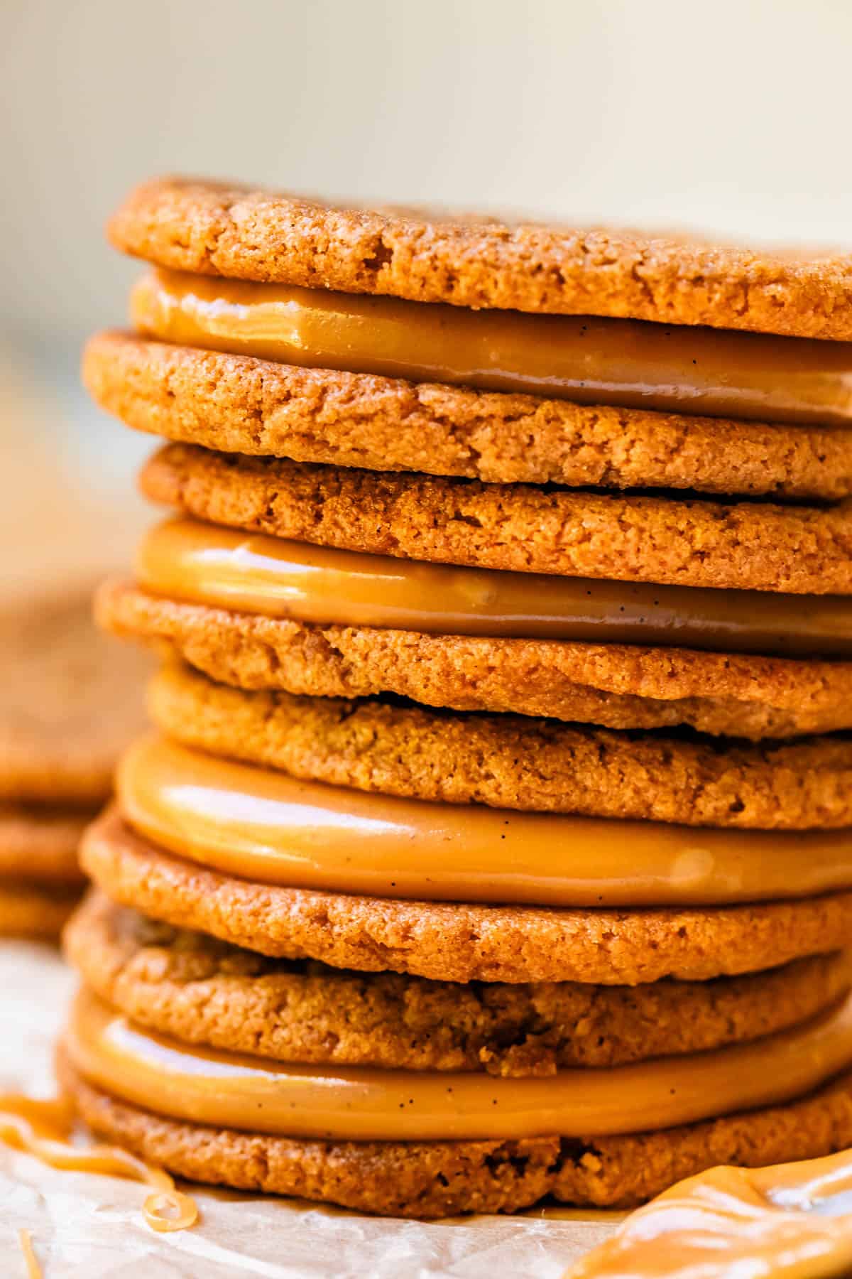 Want chewy caramel sandwich cookies? Follow these baking tips for the perfect texture every time.