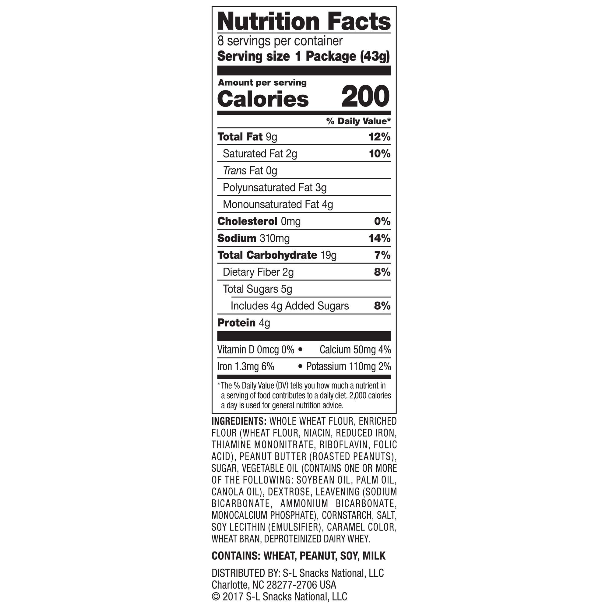 Are whole wheat peanut butter crackers a healthy choice? (Find out the nutritional facts you need)