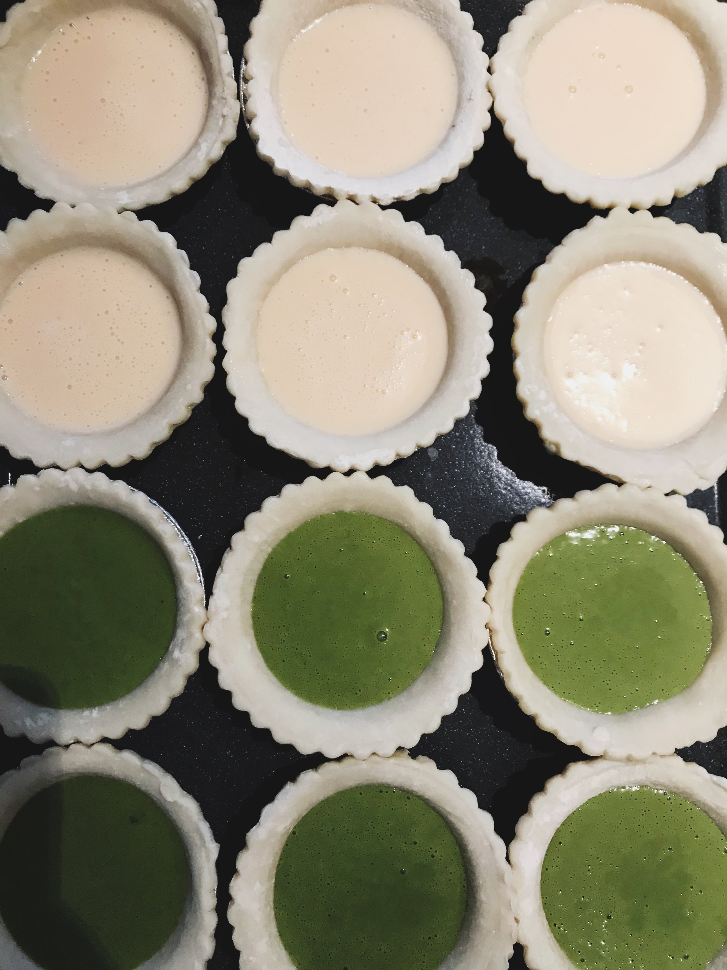 How to Get Creamy Matcha Egg Tart Filling Every Time? Follow This Simple Bakers Trick for Success!