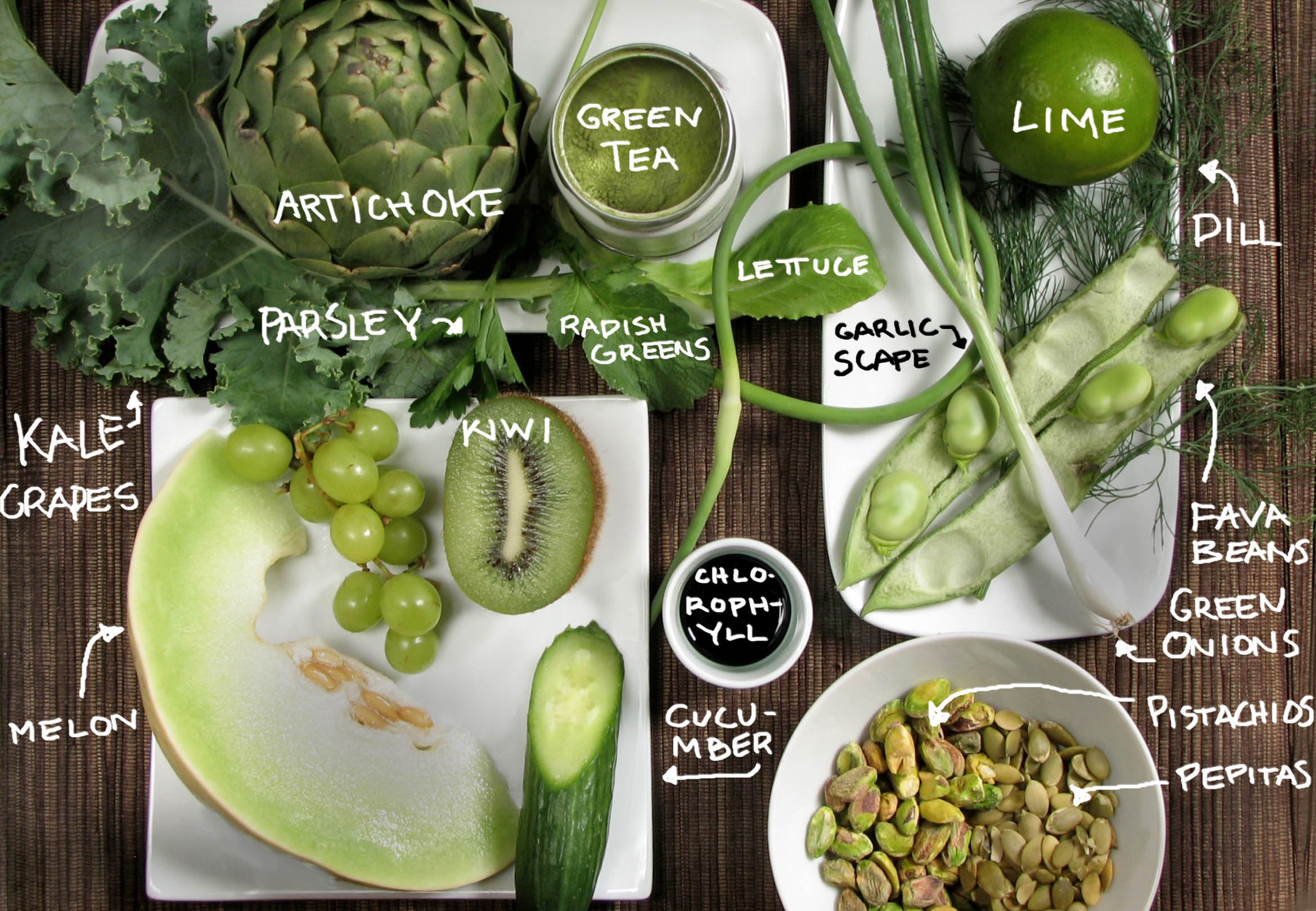Need vibrant all natural green food coloring for baking? Check out these effective natural sources.