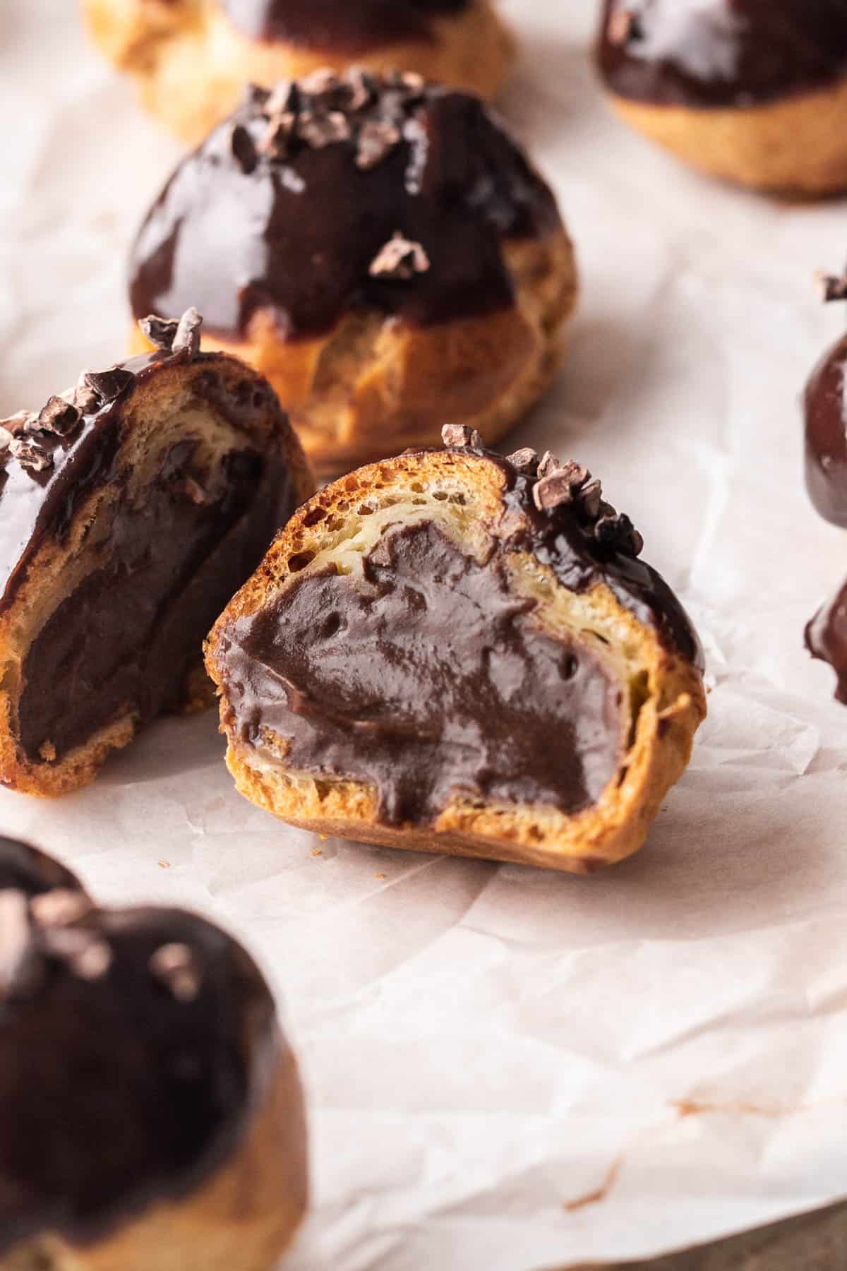 Need a super quick chocolate glaze for cream puffs topping right now? Whip up this delicious glaze really fast!