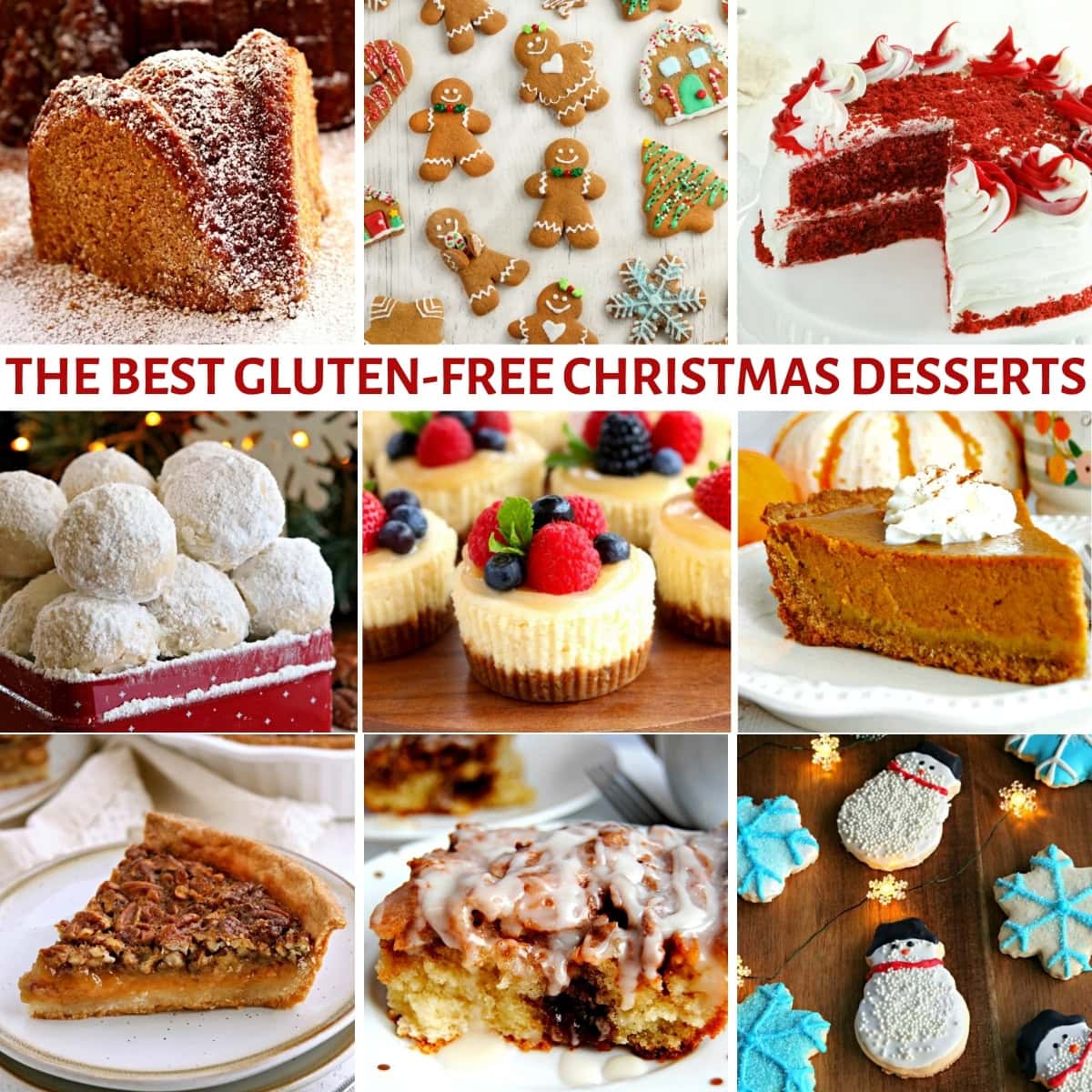 Easy gluten free recipes for christmas desserts? Bake these festive treats everyone will love!